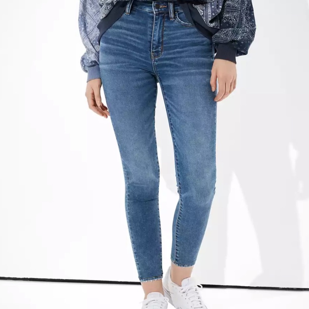 American Eagle Super Hi-Rise Jeggings Cropped